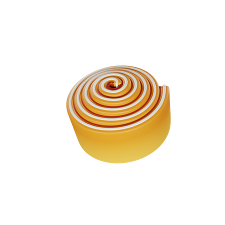 Brioche à la cannelle  3D Icon