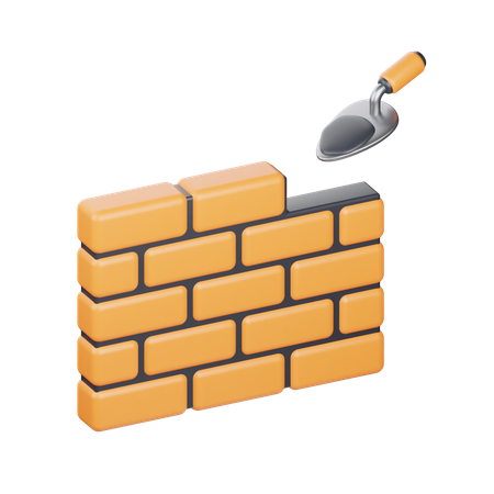 Briques de construction  3D Icon