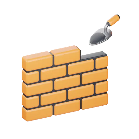 Briques de construction  3D Icon