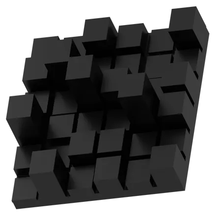 Forme de briques  3D Icon