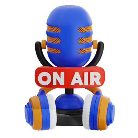 Broadcast  3D Icon