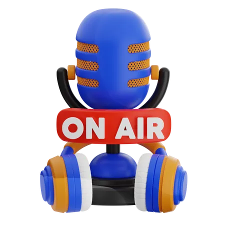 Broadcast  3D Icon