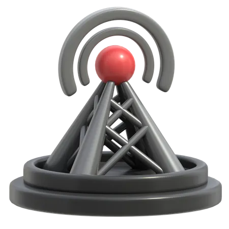 Broadcast  3D Icon