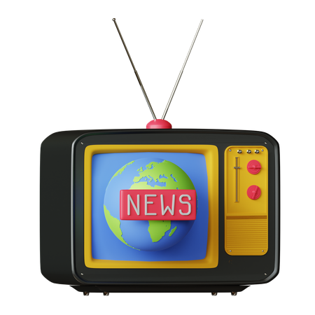 Broadcast Media  3D Icon