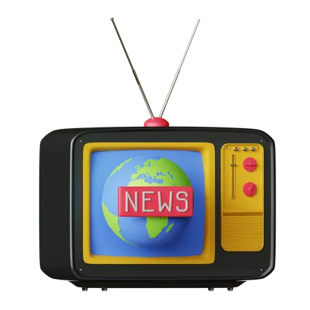 Broadcast Media  3D Icon