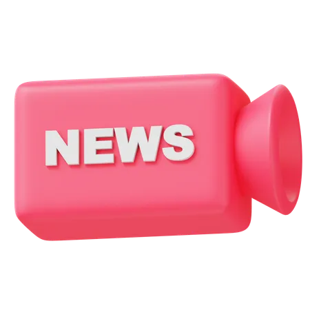 Broadcast News  3D Icon