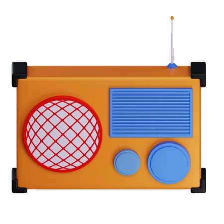 Broadcast Radio  3D Icon