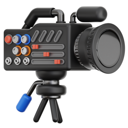 Broadcasting Video  3D Icon