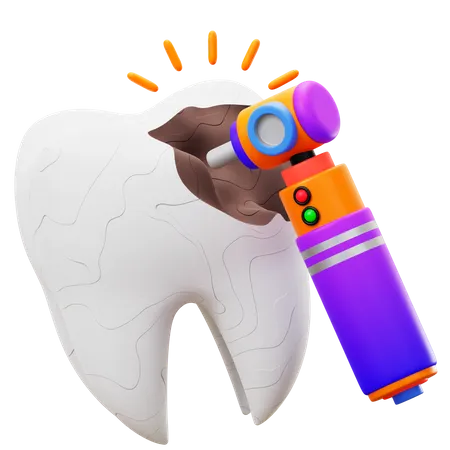 Broca de dente  3D Icon