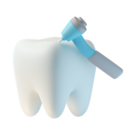 Broca de dente  3D Icon