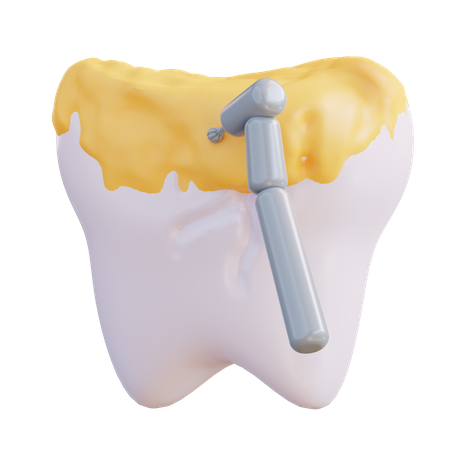 Broca de dente  3D Icon