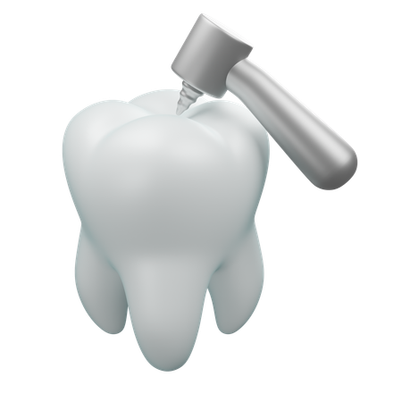 Broca de dentes  3D Icon