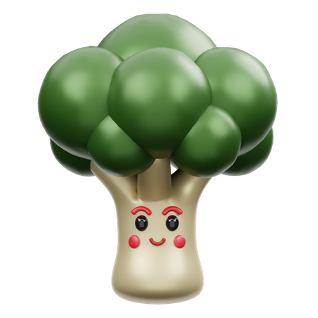 Broccoli  3D Emoji