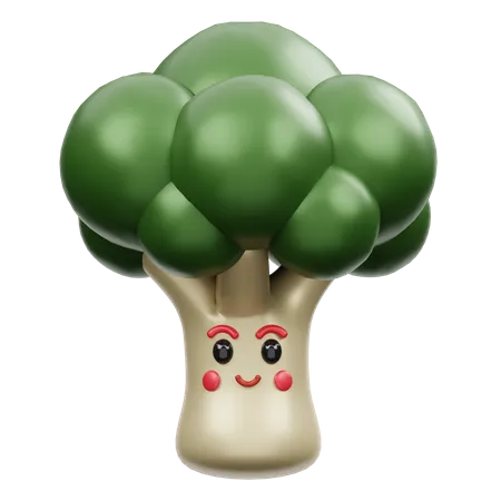 Broccoli  3D Emoji