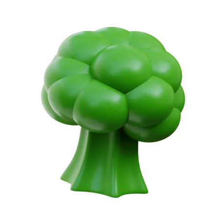 Broccoli  3D Icon