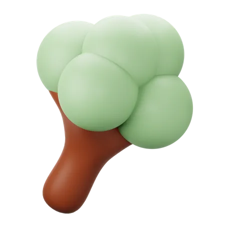 Broccoli  3D Icon