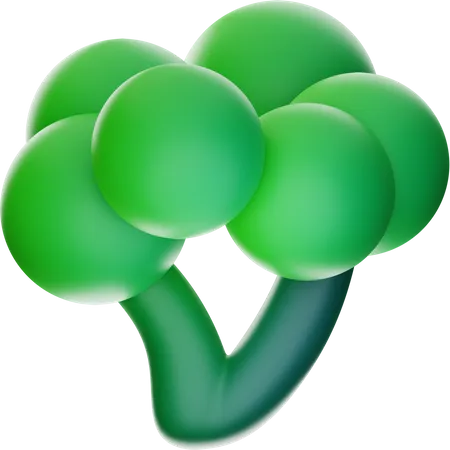 Broccoli  3D Icon