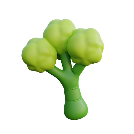 Broccoli  3D Icon