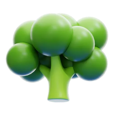 Broccoli  3D Icon