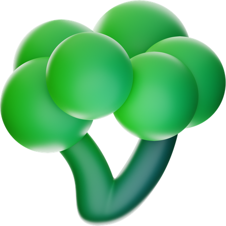 Broccoli  3D Icon