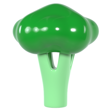 Broccoli  3D Illustration