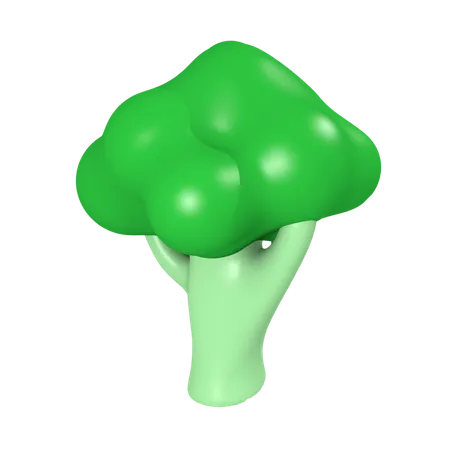 Broccoli  3D Illustration