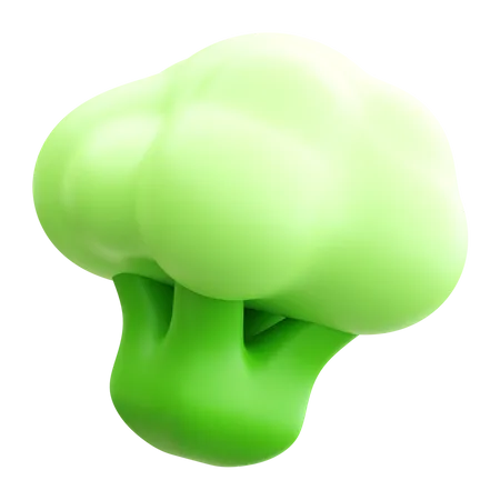 Broccoli 3 D Render Illustration Icon 3D Icon