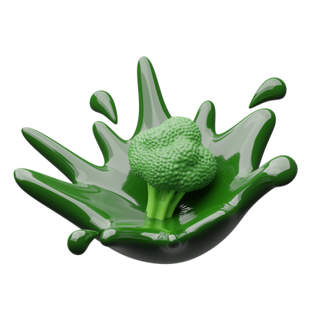 Broccoli juice  3D Icon