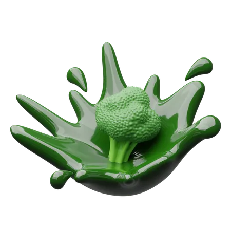Broccoli juice  3D Icon