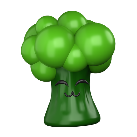 Broccoli Smile  3D Icon