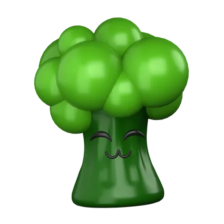 Broccoli Smile  3D Icon