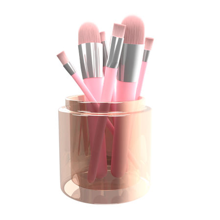 Brocha de maquillaje  3D Icon