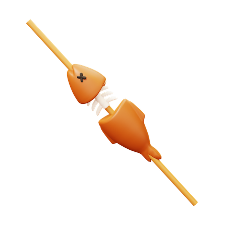 Broche de barbecue  3D Icon
