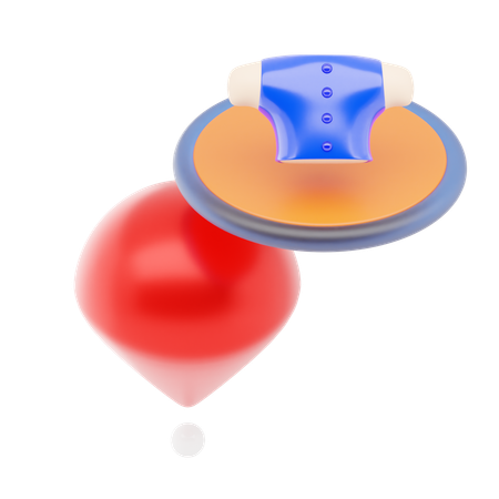 Broche de loja de roupas  3D Icon