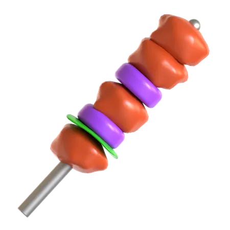 Brocheta de kebab  3D Icon