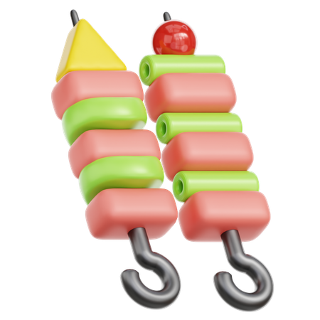 Brochette  3D Icon