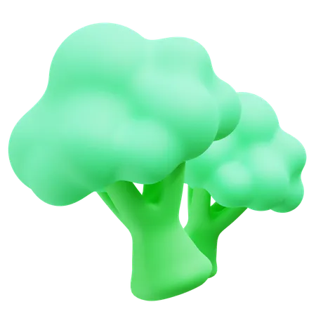 Brócoli  3D Icon