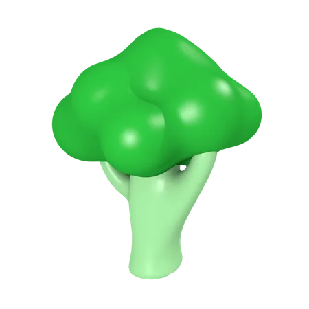 Brócoli  3D Illustration