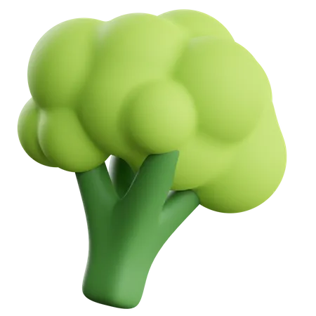 Brócoli  3D Illustration