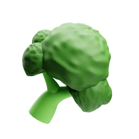 Brócolis  3D Illustration