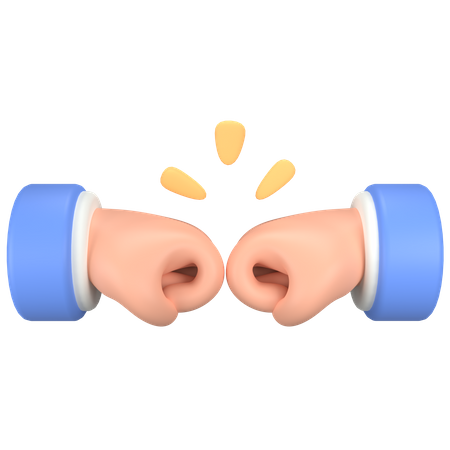 Brofist Hand Gesture  3D Icon