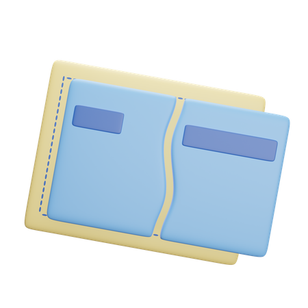 Broken Bank Card  3D Icon