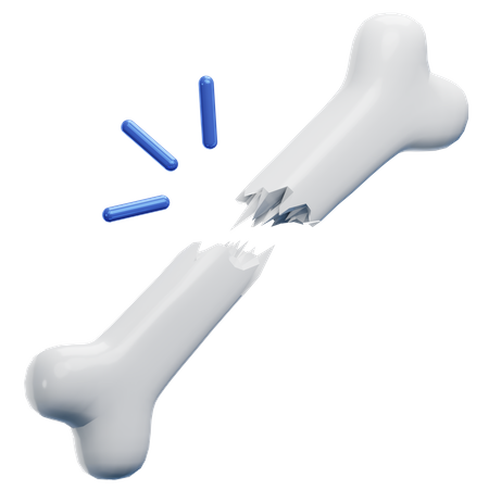 Broken Bone  3D Icon