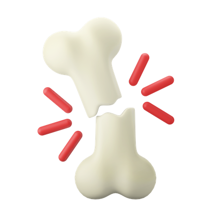 Broken Bone  3D Icon