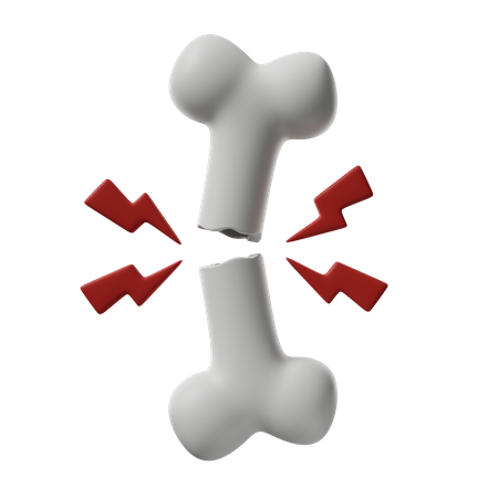 Broken Bone  3D Icon