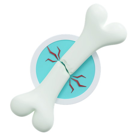 Broken Bone Inspection  3D Icon