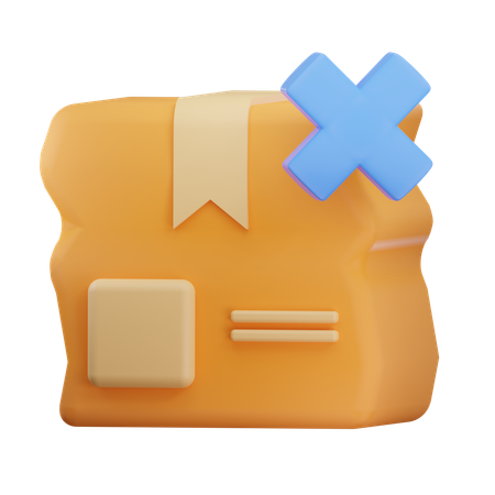 Broken Box  3D Icon