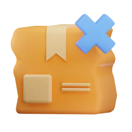 Broken Box  3D Icon