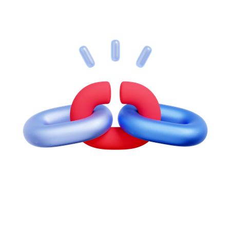 Broken Chain  3D Icon