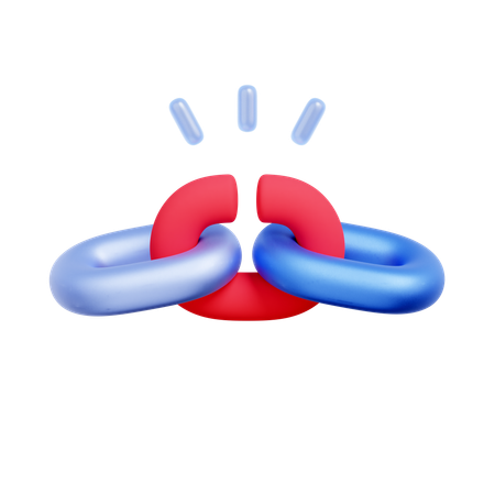 Broken Chain  3D Icon